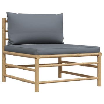 Tuinmiddenbank bamboe - 29% korting op dit comfortabele t..., Jardin & Terrasse, Verzenden
