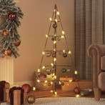 vidaXL Kerstdecoratie kerstboom 100 cm metaal zwart, Diversen, Kerst, Verzenden, Nieuw