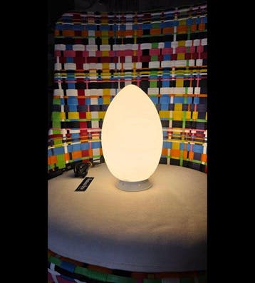 Fontana Arte - Ben Swildens - Uovo - Tafellamp - Metaal,