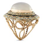 Bague - 14 carats Or jaune, Bague ancienne en or jaune 14