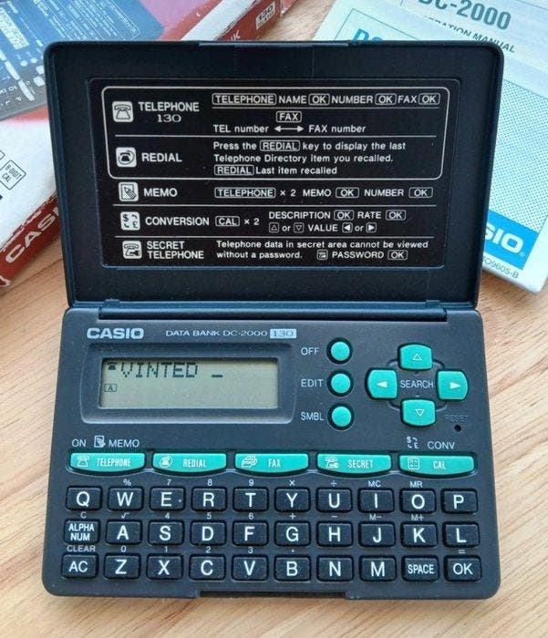Casio Data Bank DC-2000 – Complete Set with Original Box and, Consoles de jeu & Jeux vidéo, Consoles de jeu | Accessoires Autre