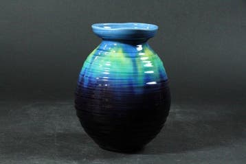 Vaas - Kutani-ware vaas door Tokuda Masahiko (), Vroege, Antiek en Kunst
