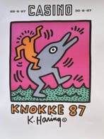 Keith Haring - Casino Knokke 87 - Jaren 1980, Antiek en Kunst