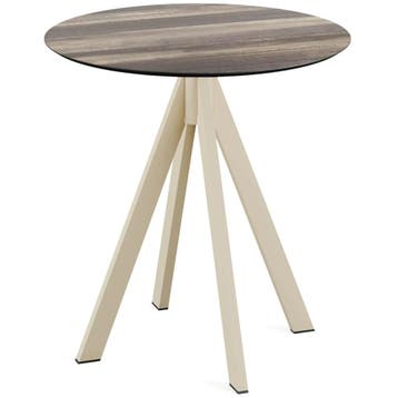 Inklapbare Tafel | INFINITY | HPL/RVS | Houtlook Blad |, Verzenden