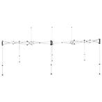 Opvouwbaar Partytentframe | BLANC | Staal | Wit | Incl., Verzenden, Nieuw in verpakking