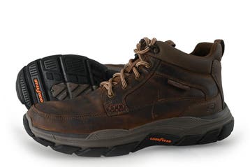 Skechers Wandelschoenen in maat 43 Bruin, Bruin, Verzenden, Zo goed als nieuw, Skechers