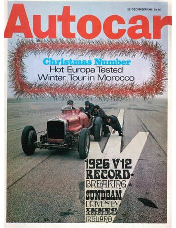1969 AUTOCAR MAGAZINE 3854 ENGELS