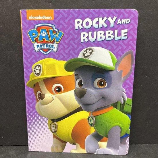 Kartonboek Nickolodeon - Paw Patrol - Rocky en Rubble - boek, Boeken, Overige Boeken, Gelezen, Verzenden