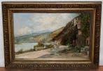 Guillem Roca i Sanpere (1860-1939) - Paisaje costero, Antiek en Kunst