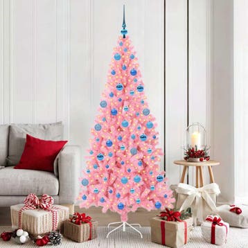 vidaXL Kerstboom Roze 180 cm PVC, Verzenden, Nieuw