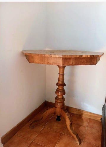 Kolomtafel - Hout - tafel Sorrentino fine 80