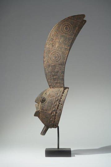 Een houten masker - Winiama - Nigeria (Zonder minimumprijs)