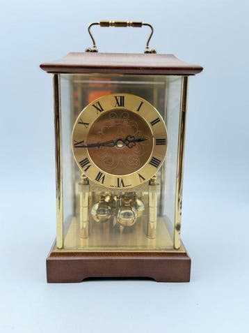 Horloge de table - tremule - Laiton - 1970-1980 - Rotation