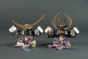 Kabuto (4) - Miniatuur Samurai Kabuto-helm – Tokugawa