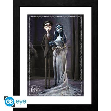 Corpse Bride Emily & Victor Framed Print 30 x 40 cm, Verzamelen, Ophalen of Verzenden, Nieuw