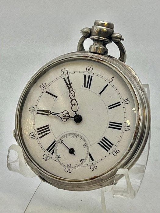 Vacheron Geneve . Cilindro argento . Chiavetta . 1880’ -, Bijoux, Sacs & Beauté, Montres | Hommes