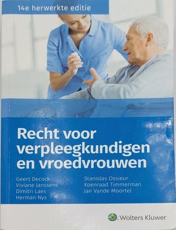 Recht voor verpleegkundigen en vroedvrouwen 2019, Boeken, Verzenden, Zo goed als nieuw