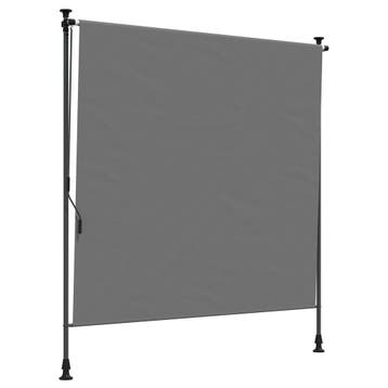 vidaXL Buitenzonwering Rolgordijn Lichtgrijs 120 x 270 cm, Tuin en Terras, Verzenden, Nieuw