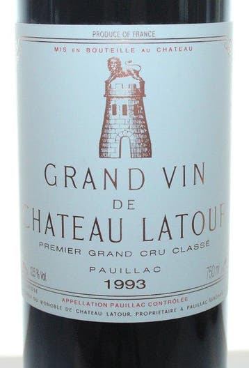 1993 Château Latour - Pauillac 1er Grand Cru Classé - 1, Verzamelen, Nieuw