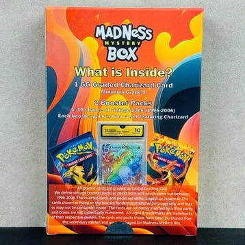 Pokémon Mystery box - Madness Mystery Box - Charizard Graded, Nieuw
