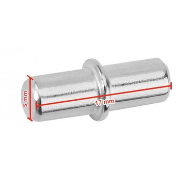 Set van 150 plankdragers, metalen pinnen, 5x17 mm, Doe-het-zelf en Bouw, Verzenden, Nieuw