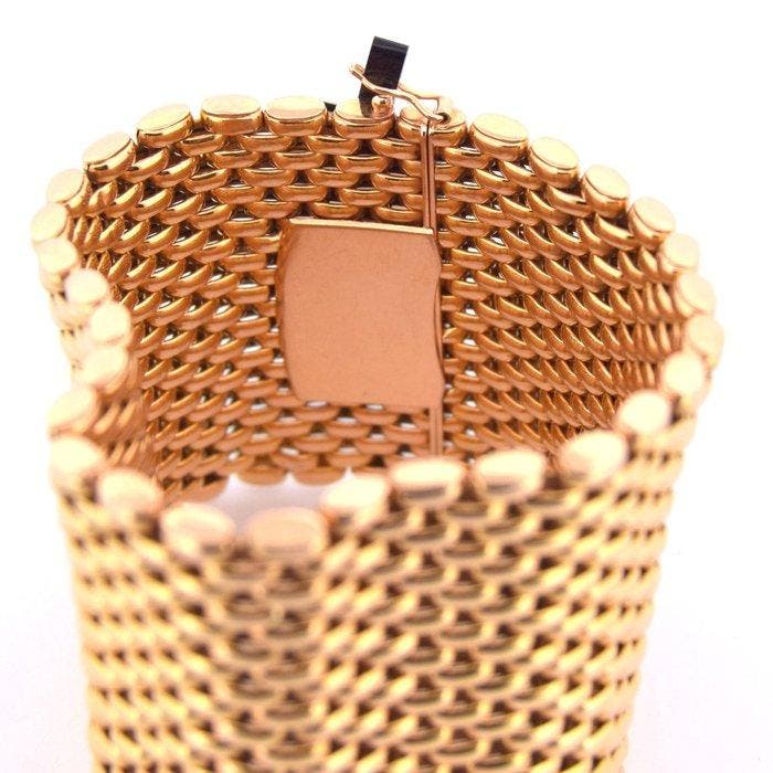 Armband - 18 karaat Geel goud, Handtassen en Accessoires, Armbanden