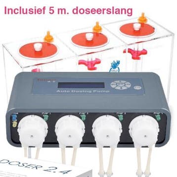 Jecod WiFi doseerpomp 2.4 set (Pomp + slang + 3 voudige dose, Dieren en Toebehoren, Vissen | Aquaria en Toebehoren, Verzenden