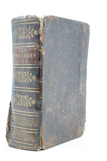Napoléon - Les Cinq Codes collationnée sur lédition de