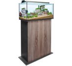 Aquatank 82x40x40cm aquarium + meubel walnut, Ophalen of Verzenden, Nieuw, Leeg aquarium