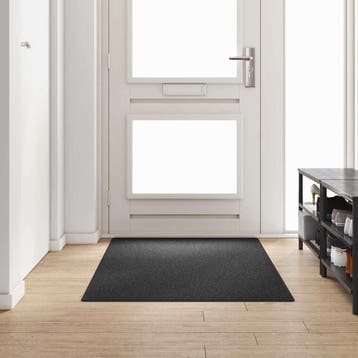 vidaXL Tapijt Loper Donkergrijs 100 x 200 cm 100%, Verzenden, Nieuw