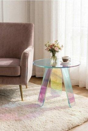 OneOffStudio - Table dappoint - Verre acrylique, Maison & Meubles