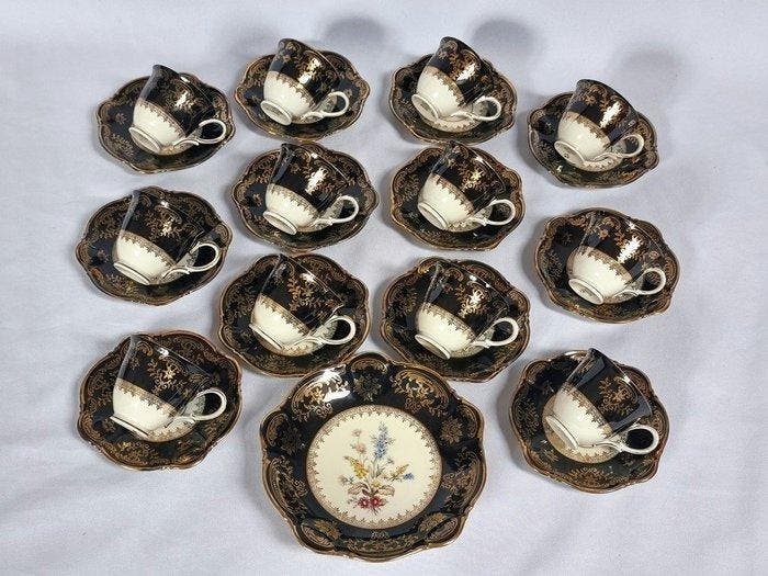 Zeh Scherzer & Bavaria - kawa espresso macchiato dla 12 osób, Antiquités & Art, Antiquités | Meubles | Tables