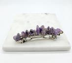 Amethist haarclip, Handtassen en Accessoires, Edelstenen, Ophalen of Verzenden, Nieuw