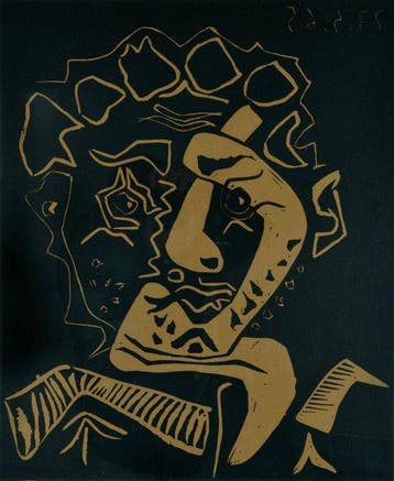 Pablo Picasso (1881-1973) - Tête dHistrion (Le Danseur)