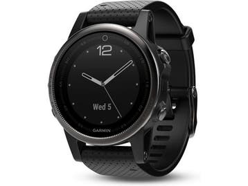 Garmin Fenix 5S 42 mm Saphir Edition zwart met, Verzenden, Zo goed als nieuw, Garmin