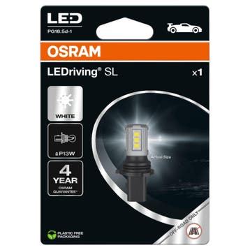 Osram P13W LEDriving SL White 6000K LED Autolamp, Verzenden, Nieuw