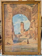 Stefano Donadoni (1844-1911) - Antike Ruinenkulisse mit