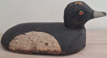 Lokeend - Blue Bill (toppereend of kuifeend) - Hout