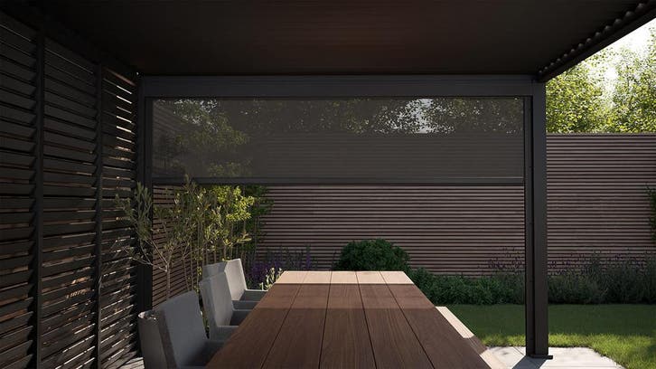 SUNS Alvaro roll-up/down scherm (gordijn) voor panelen van, Tuin en Terras, Tuinsets en Loungesets