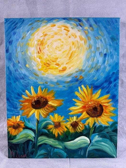 Michele Luna (1980) - Sotto un Cielo di Luce, Antiquités & Art, Art | Peinture | Classique