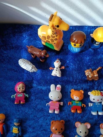 Lego Duplo, Unico, Mega Bloks e.a. - Speelgoed figuur o.a.