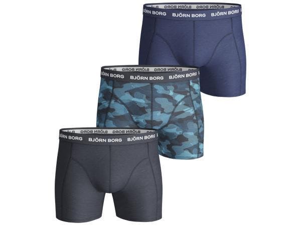 Veiling - Bjorn Borg 3-Pack Boxers Total Eclipse Shade - S, Kleding | Heren, Ondergoed