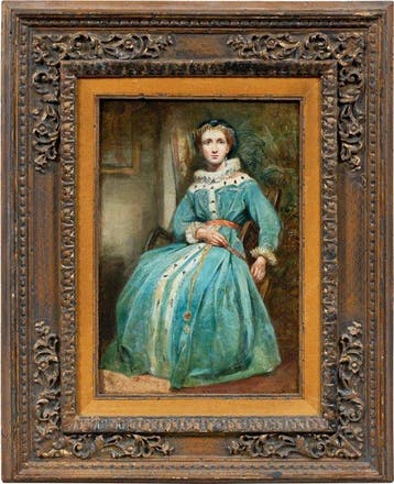 Romantic school (second half of XIX) - Portrait of a Lady in