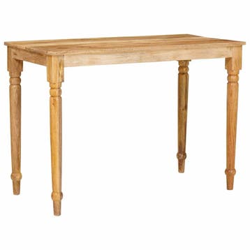 vidaXL Salontafel Bruin 110 x 55 x 77 cm Massief Mango Hout, Verzenden