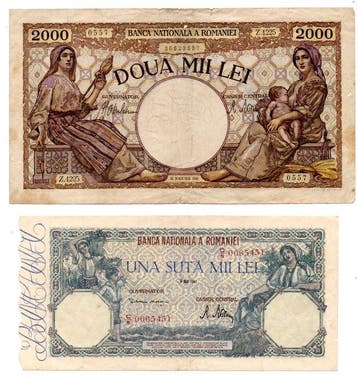 Roemenië. - 12 Banknotes - Various Dates (Zonder