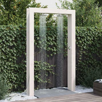 vidaXL Buitendouche 226 cm Massief grenenhout en, Verzenden, Nieuw