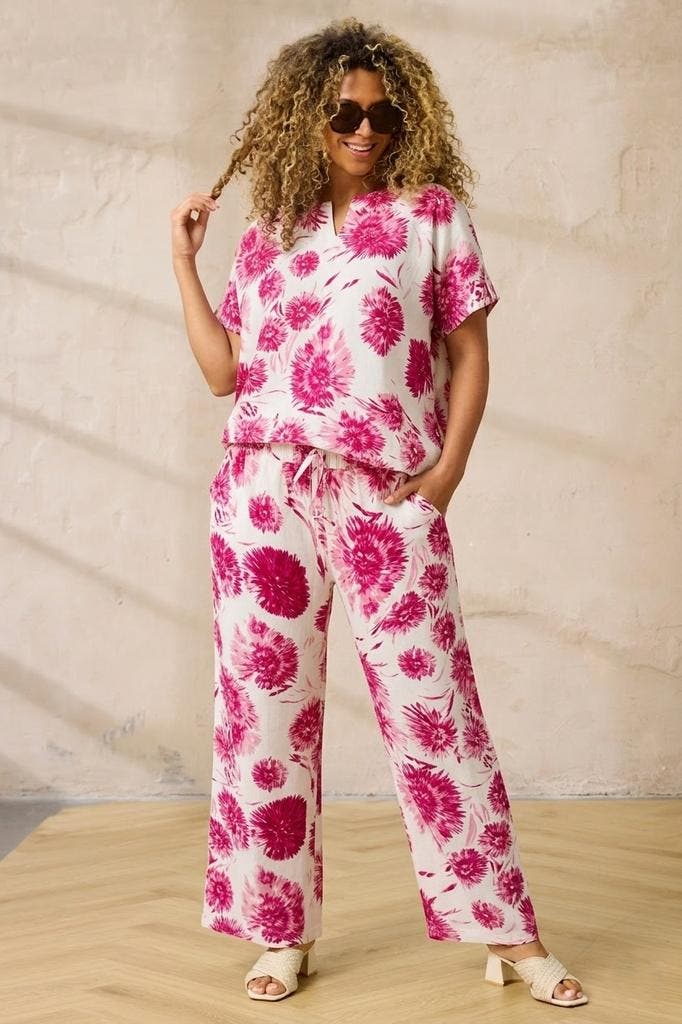 ZHENZI broek halfwijd printXXL=58Maat 46/48 (XL) of groter, Vêtements | Femmes, Culottes & Pantalons, Envoi