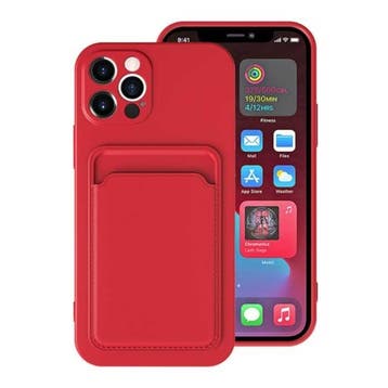 iPhone SE (2020) Kaarthouder Hoesje - Wallet Card Slot Cover, Verzenden, Nieuw