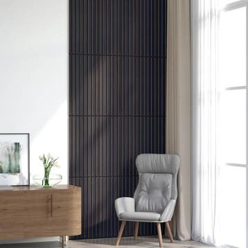 vidaXL Wandpanelen 8 st 60,5 x 60 cm Antraciet, Doe-het-zelf en Bouw, Platen en Panelen, Verzenden, Nieuw