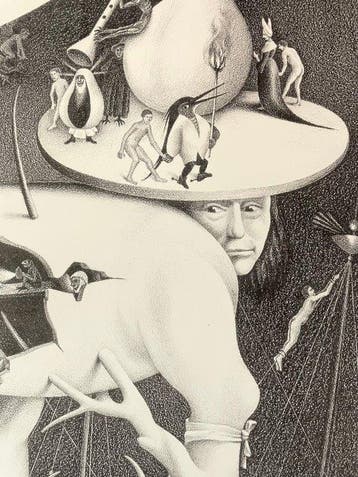 M.C. Escher (1898-1972) - HELL (1935)